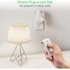 image2 Pack Remote Control Outlet TESSAN Wireless Electrical Plug Switch for Lights Lamps Fans 100ft RF Range 1200W 1 Remote  2 Outlet1 Remote  1 Outlet