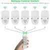 image2 Pack Remote Control Outlet TESSAN Wireless Electrical Plug Switch for Lights Lamps Fans 100ft RF Range 1200W 1 Remote  2 Outlet2 Remote  5 Outlet