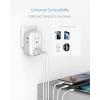 image20W PD Multi Plug Adapter TESSAN 3 USB Wall Charger Multiports 1 USB C Fast Charger Cube Charging Station for Cruise Home Office Dorm EssentialsWhite
