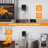 image30W Wall Charger TESSAN Fast Charging Multi Plug Adapter with 3 Outlet Extender Surge Protector Multiple Plug with 4 USB Block Power Delivery 2 USB C Ports for Home Office EssentialsBlack