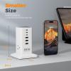 imageCharging Station PD 100W TESSAN 9in1 USB C Power Strip for iPhone 1615 MacBook Tablet Desktop Phone Fast Charger with 3 AC 3 USBA Ports Home Drom Office Accessories White5 Feet100W with AC
