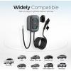 imageEV Charger Level 2 TESSAN 40A240V Electric Vehicle Charing Station Smart EV Chargers Equipment App Control WiFi Only 24Ghzampamp Bluetooth 25ft Cable with NEMA 1450 Plug for Indoor Outdoor HomeSmart Hardwired  J1772