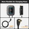 imageEV Charger Level 2 TESSAN 40A240V Electric Vehicle Charing Station Smart EV Chargers Equipment App Control WiFi Only 24Ghzampamp Bluetooth 25ft Cable with NEMA 1450 Plug for Indoor Outdoor HomeBasis NEMA1450 Plug  J1772