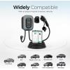 imageEV Charger Level 2 TESSAN 40A240V Electric Vehicle Charing Station Smart EV Chargers Equipment App Control WiFi Only 24Ghzampamp Bluetooth 25ft Cable with NEMA 1450 Plug for Indoor Outdoor HomeSmart NEMA1450 Plug  J1772