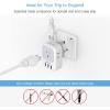 imageEuropean Travel Plug Adapter TESSAN International Power Adaptor with 4 Outlets 4 USB Ports 2 USBC 1 with PD 20W Type C Adapter for US to EU Europe Spain Iceland France Italy Germany Portugalgreywhite