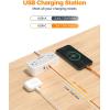 imageFlat Plug Extension Cord 25 ft TESSAN Surge Protector Power Strip with 4 AC Outlets 1 USB C and 2 USB A Ports 900 Joules Protection Multiple Wall Outlet Extender for Home Office Dorm EssentialsGray