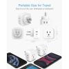 imageMulti Plug Outlet Extender TESSAN Multiple Plug Splitter with 4 Electrical Outlets 2 Packs Wall Tap Power Expander for Cruise Ship Home Office Dorm Room Essentials WhiteWhite