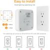 imageMulti Plug Outlet Extender TESSAN Surge Protector Splitter with 3 USB 1 USB C Port Wall Charger Multiple Expander for Travel Home College Dorm Room2 USB C