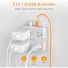 imageMulti Plug Outlet Extender TESSAN Surge Protector Splitter with 3 USB 1 USB C Port Wall Charger Multiple Expander for Travel Home College Dorm Room2 USB C