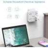 imageMulti Plug Outlet Extender TESSAN Surge Protector Splitter with 3 USB 1 USB C Port Wall Charger Multiple Expander for Travel Home College Dorm RoomWithout USB
