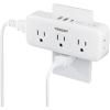 imageMulti Plug Outlet Extender USB C Wall Charger TESSAN Wall Plug Splitter with 5 Outlets and 3 USB Electrical Power Expander with Surge Protector Spaced for Home Office Dorm RoomWhite