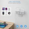imageMulti Plug Outlet Extender USB C Wall Charger TESSAN Wall Plug Splitter with 5 Outlets and 3 USB Electrical Power Expander with Surge Protector Spaced for Home Office Dorm RoomGray