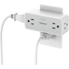 imageMulti Plug Outlet Splitter TESSAN 4 Wall Outlet Extender with 3 USB Wall Charger1 USB C Surge Protecter 900J Widely Spaced Multiple Plug ExpanderGrey