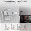 imageMulti Plug Outlet Splitter TESSAN 4 Wall Outlet Extender with 3 USB Wall Charger1 USB C Surge Protecter 900J Widely Spaced Multiple Plug ExpanderGrey