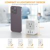 imageMulti Plug Outlet Splitter with USB TESSAN 4 Electrical Outlet Extender Surge Protector with 3 USB Wall Charger Blocks Multiple Plug Expander Box for Home Office Dorm Room EssentialsGrey