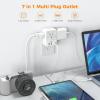 imageMulti Plug Outlet Splitter with USB TESSAN 4 Electrical Outlet Extender Surge Protector with 3 USB Wall Charger Blocks Multiple Plug Expander Box for Home Office Dorm Room EssentialsGrey