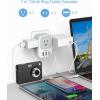 imageMultiple Plug Outlet Splitter with USB Wall Charger TESSAN 4 Electrical Outlet Extender with 3 USB Ports Wall Charger Block for Cruise Dorm Essentials Home Office 2 Pack