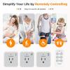 imageRemote Control Outlet TESSAN 3 Pack Wireless Remote Light Switch On Off Switch Plug for Lights Lamps Fans Household Appliances 100ft RF Range 15A1875W3 OutletGrey1 remote3 outlet