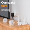 imageRemote Control Outlet TESSAN 3 Pack Wireless Remote Light Switch On Off Switch Plug for Lights Lamps Fans Household Appliances 100ft RF Range 15A1875W3 OutletGrey1 remote3 outlet