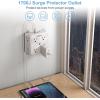 imageSurge Protector 8 Outlet Extender TESSAN Multi Outlet Splitter with 3 USB Wall Charger 1 USB C Port 3Sided Multiple Plug Power Strip 1700J Charging Station for Home Office Dorm Room8 Outlets