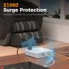 imageSurge Protector Power Strip 2100J TESSAN 5 FT Extension Cord with Multiple Outlets Flat Plug 4 USB 2 USB C and 6 AC Outlets Multi Port Charging Station for Home Office Dorm Room Essentials