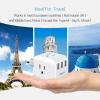 imageTESSAN European Travel Plug Adapter 6 in 1 Travel Adapter with 3 AC Outlets 3 USB US to Europe Plug Adapter USA to Most of Europe Germany Iceland Italy France Spain Type C Travel EssentialsType C  Europe