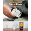 imageTESSAN European Travel Plug Adapter Type C Power Adaptor with 4 AC Outlets 3 USB Ports 2 USB C Europe Outlet Adapter for USA to EU Euro International Italy Iceland Spain France Greece GermanygreyType M