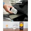 imageTESSAN European Travel Plug Adapter Type C Power Adaptor with 4 AC Outlets 3 USB Ports 2 USB C Europe Outlet Adapter for USA to EU Euro International Italy Iceland Spain France Greece GermanywhitegrayType D