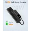 imageTESSAN Portable Charger with Built in USBC Cable 10000mAh Power Bank Fast Charging with 20W Output Compact Battery Pack Travel Essentials for iPhone 1615 Series Samsung Tablets10000mAh