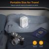 imageTESSAN South Africa Power Adapter Type M Plug Adaptor with 4 American Outlets 3 USB Charger 1 USB C Port for US to Bhutan Botswana Namibia NepalType Lwhite gray
