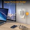 imageUSB Wall Charger 15W TESSAN Surge Protector Multi Plug Outlet Splitter with USB C 3Sided Multiple Outlet Expander for Home Office Dorm Room Essentials6 Outlets