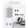 imageUSB Wall Charger Multi Outlet Extender Surge Protector TESSAN 6 Electrical Outlets Expander with 3 USB Charging Ports 1080 Joules Multiple Plug Splitter for Bathroom Dorm Room Office