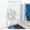 imageUSB Wall Charger Surge Protector Outlet Extender TESSAN Outlet Splitter with USB C Charger Block 8 AC Multiple Power Splitter Surge Protector for Office Home Kitchen Dorm Roomwhitegrey with USBC