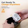 imageWall Charger Block 3 USB Charging Ports 1 USB C and 1 AC Outlet Splitter TESSAN 1875W Wall Outlet Extender Multi Plug Adapter for Cruise Home Office Dorm Room Essentials