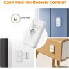 imageWireless Remote Control Outlet TESSAN Electrical Wall Plug with ONOff Light Switch for Indoor String Lights Lamps Home Appliances 100ft Range 2 Remotes  5 Outlets1 Remote  1 Outlet