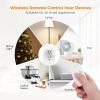 imageWireless Remote Control Outlet TESSAN Electrical Wall Plug with ONOff Light Switch for Indoor String Lights Lamps Home Appliances 100ft Range 2 Remotes  5 Outlets1 Remote  1 Outlet
