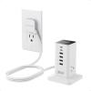imageCharging Station PD 100W TESSAN 9in1 USB C Power Strip for iPhone 1615 MacBook Tablet Desktop Phone Fast Charger with 3 AC 3 USBA Ports Home Drom Office Accessories White5 Feet30W with AC