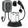 imageEV Charger Level 2 TESSAN 40A240V Electric Vehicle Charing Station Smart EV Chargers Equipment App Control WiFi Only 24Ghzampamp Bluetooth 25ft Cable with NEMA 1450 Plug for Indoor Outdoor HomeSmart NEMA1450 Plug  J1772
