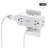 imageMulti Plug Outlet Splitter TESSAN 4 Wall Outlet Extender with 3 USB Wall Charger1 USB C Surge Protecter 900J Widely Spaced Multiple Plug ExpanderGrey