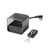imageOutdoor Light Timer with Remote TESSAN Timer Plug with 4 Outlets 100ft Dusk to Down Countdown Sensor with Weatherproof Cover for Home Garden