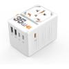 imageTESSAN Universal Travel Adapter International Power Adapter with 4 USB Ports 1 USB C Worldwide Plug Adaptor Wall Charger for USA to Europe UK France Germany Spain Ireland AustraliaType CGAIWhite