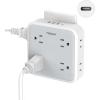 imageUSB Wall Charger Surge Protector Outlet Extender TESSAN Outlet Splitter with USB C Charger Block 8 AC Multiple Power Splitter Surge Protector for Office Home Kitchen Dorm Roomwhitegrey with USBC