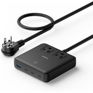 imagePD 130W Charging Station for Multiple Devices TESSAN 8in1 USB C Charger Block Compatible with iPhone 1615 MacBook Tablet Charging Dock with 3 USBC 2 USBA ampamp 3 AC Home Office Accessories5 Feet100W with 2AC