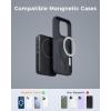 imageTESSAN Magnetic Portable Charger Travel Essentials Qi2 Certified 10000mAh Wireless Power Bank Battery Pack PD225W for Magsafe Fast Charging Compatible with iPhone 16151413 Samsung SilveryBlack