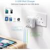 imageUS to UK Plug Adapter 2 Pack TESSAN Type G Travel Converter with 4 Outlets 3 USB Charger1 USB C Port Magnetic Portable Charger 10000mAh Battery Pack for iPhone 15141312MiniProPro Max