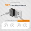 imageTESSAN Universal Travel Adapter International Power Adapter PD 20W 2 USB C 1 USB A Ultra Thin Travel Worldwide Plug Adaptor Universal Charger for US to Europe UK Australia Ireland Type C G A I