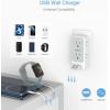 imageMulti Plug Outlet Extender with USB TESSAN Electrical 7 Outlet Splitter with 3 USB Wall Charger Multiple Power Expander for Cruise Office Home Dorm Essentials Gray3 USB A