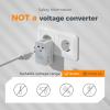 imageTESSAN International Power Adapter PD 25W Ultra Thin Universal Travel Adapter Worldwide Outlet Plug with 2 USB A 2 USB C for US to European UK Australia Ireland Type C G A I BlackGrey White
