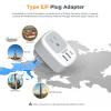 imageTESSAN Universal Travel Adapter PD 20W Ultra Thin International Power Adapter with 2 USB C 1 USB A WhiteType E FGerman Europe