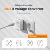 imageTESSAN Universal Travel Adapter PD 45W Ultra Thin International Power Adapter Fast Charger Worldwide Plug Adaptor with 2 USB C 2 USB A to European UK Italy Spain New Zealand Type C G A I 1 Pack